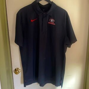 Nike. new Dri-fit coaches game day polo. Black, Xtra Large. Power G, red swoosh!